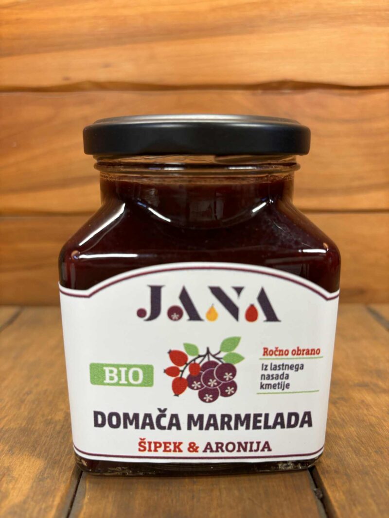 BIO MARMELADA ŠIPEK ARONIJA 330g - J.A.N